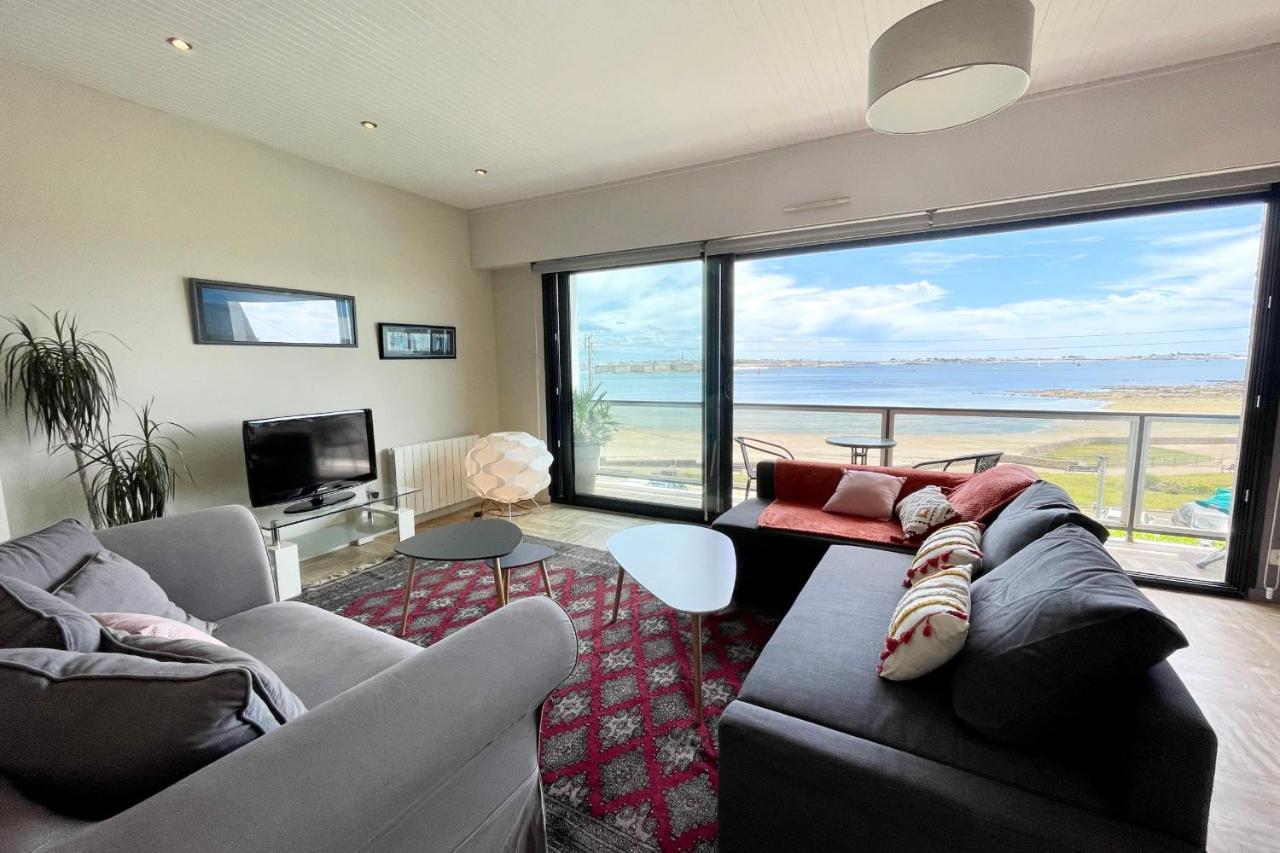 Luxury T3 Standing 2 - Vue Mer Exceptionnelle 180 Larmor-Plage Buitenkant foto