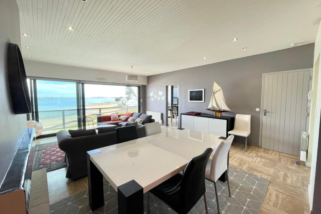 Luxury T3 Standing 2 - Vue Mer Exceptionnelle 180 Larmor-Plage Buitenkant foto
