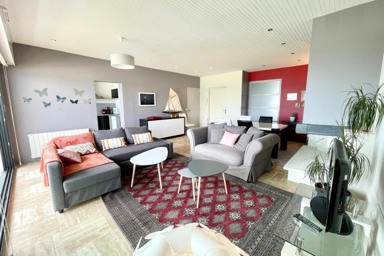 Luxury T3 Standing 2 - Vue Mer Exceptionnelle 180 Larmor-Plage Buitenkant foto