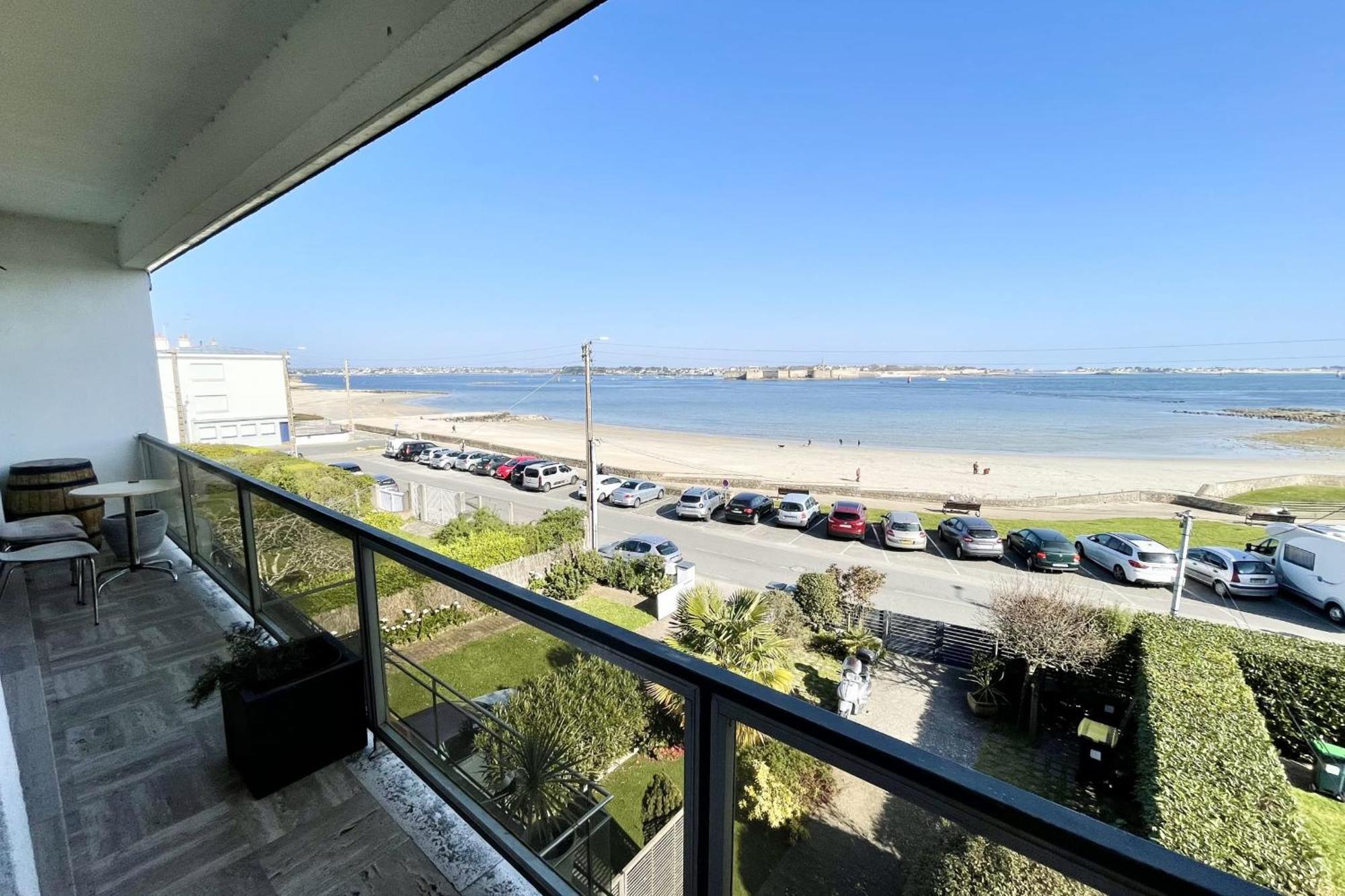 Luxury T3 Standing 2 - Vue Mer Exceptionnelle 180 Larmor-Plage Buitenkant foto